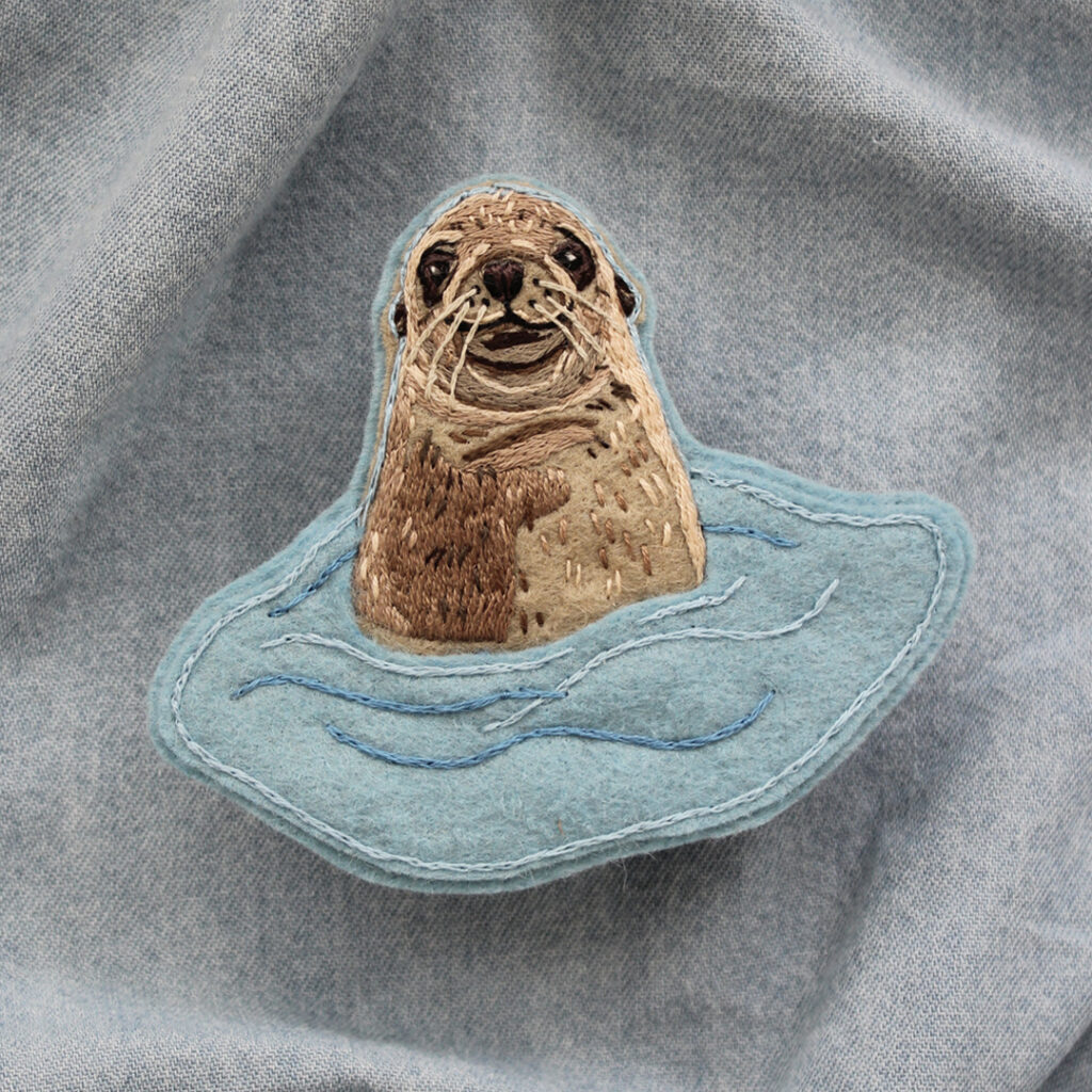 Seal Embroidery Patch