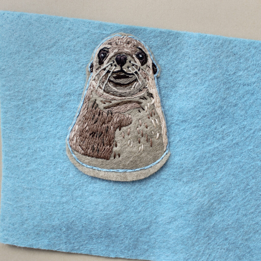 Seal Embroidery Patch